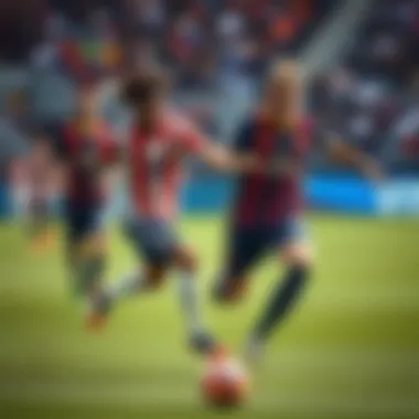 Star Players in Action Key players showcasing their skills on the field