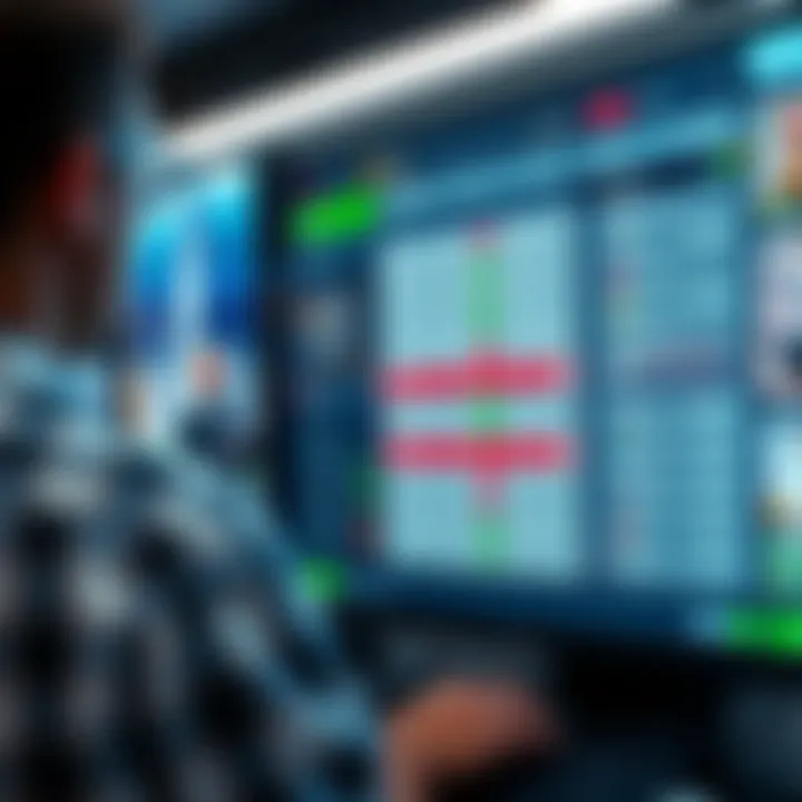 Innovative Betting Interface A strategic overview of betting options presented on a sleek interface.