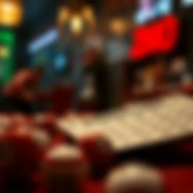 Illustration of bingo card patterns and strategies