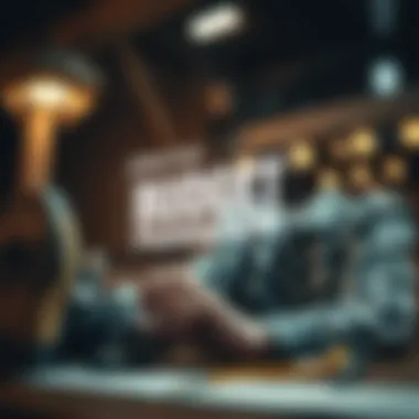 Visualization of budget management techniques