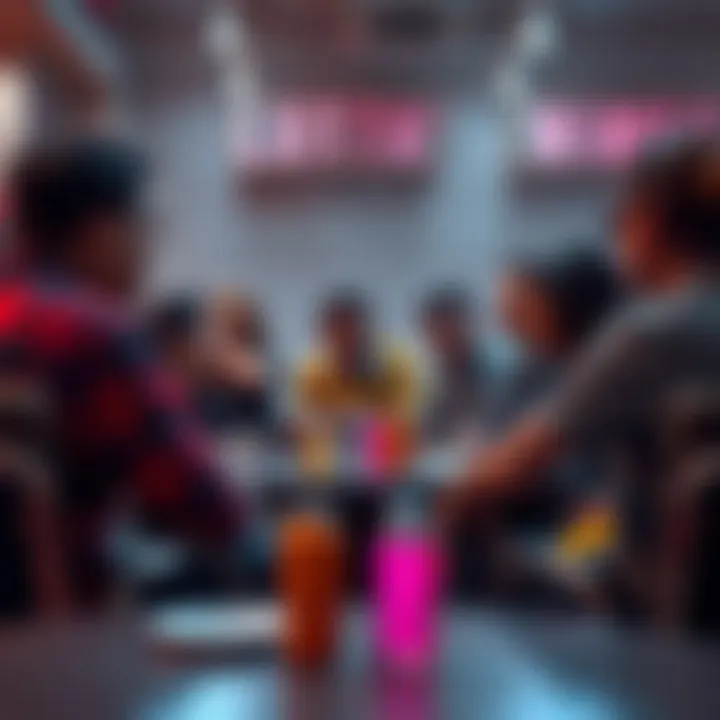 Community Perspectives on Lottery Wins A community gathering discussing the social implications of lottery wins