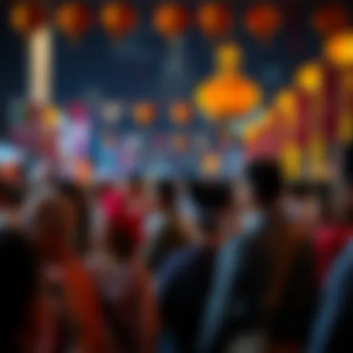 Overview of a vibrant event showcasing cultural diversity