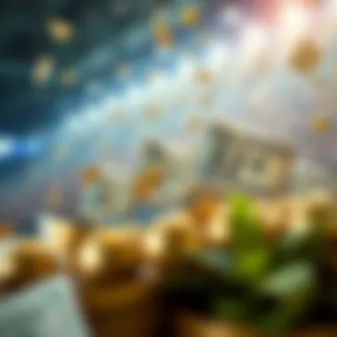 Financial Transformations After Winning An abstract representation of financial transformation post-lottery win