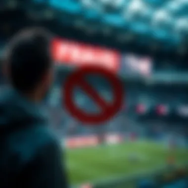 Visual representation of fraud prevention in sports betting