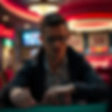 Conceptual representation of gambling addiction