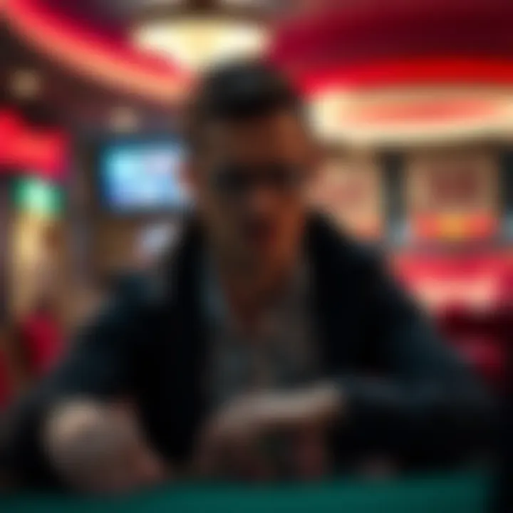 Conceptual representation of gambling addiction