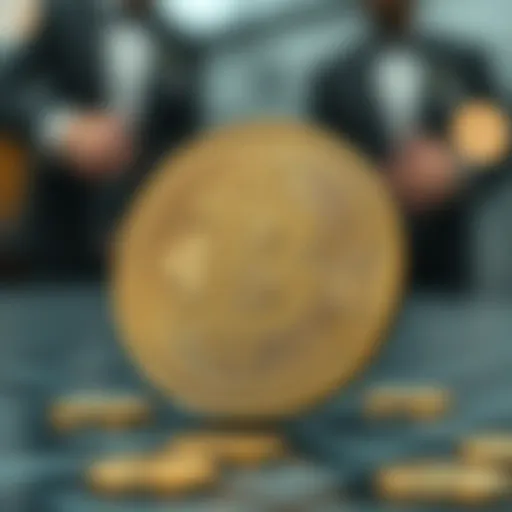 Digital currency symbolizing modern transactions