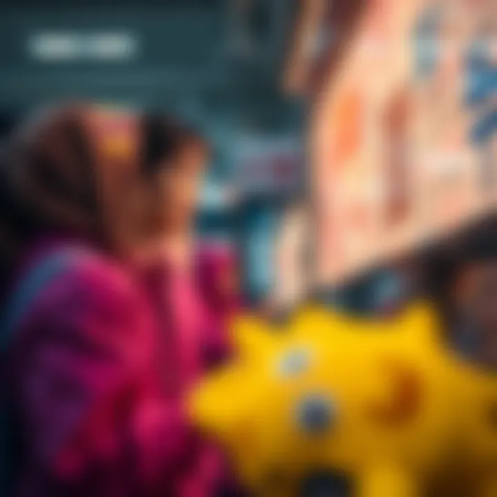 Visual representation of the societal impact of lottery participation in Korea