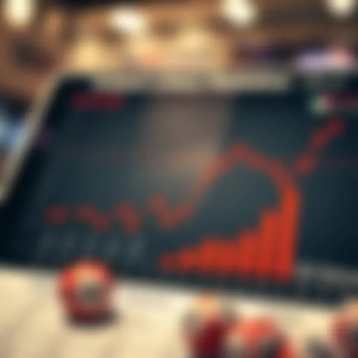 An analytical chart depicting lottery statistics