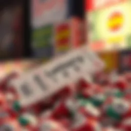 Visual representation of a lottery ticket