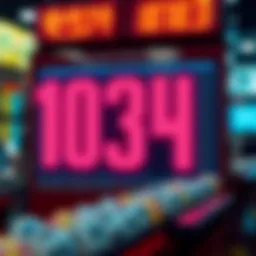 Graphical representation of lottery number patterns