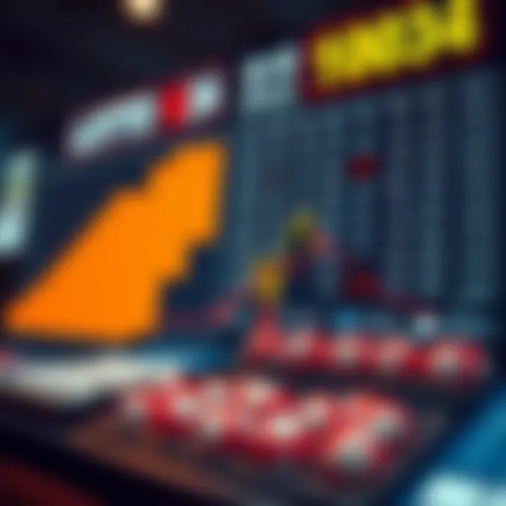 Statistical data visualization related to lottery outcomes