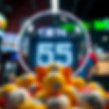 Visualization of lottery number patterns