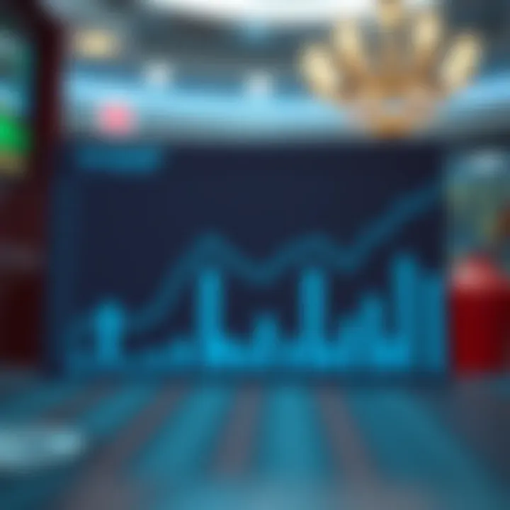 Statistical analysis graph of winning numbers