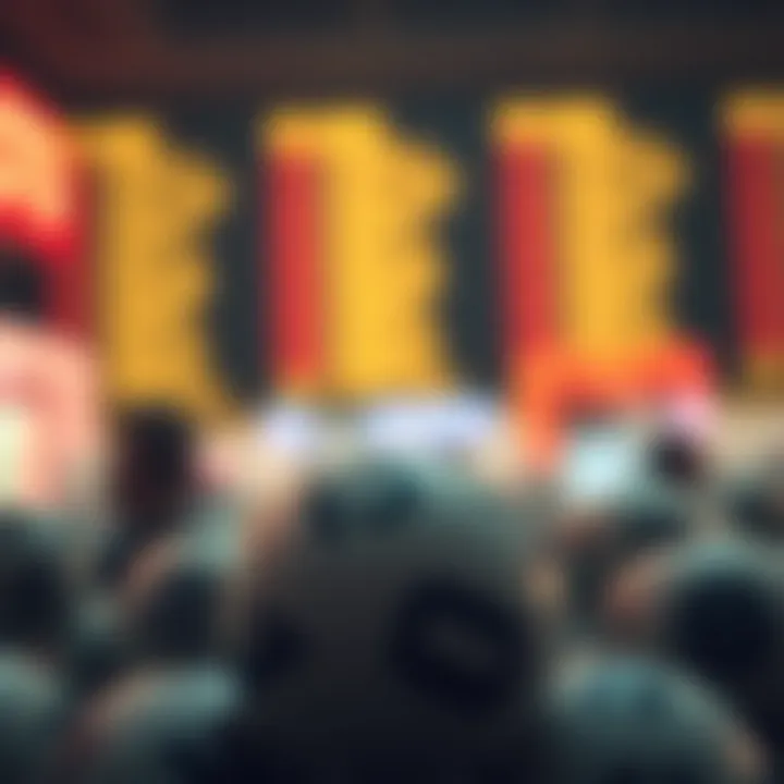 Visual representation of prediction methods for lottery games