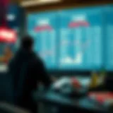 Visual representation of lottery statistics