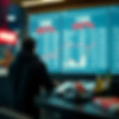 Visual representation of lottery statistics