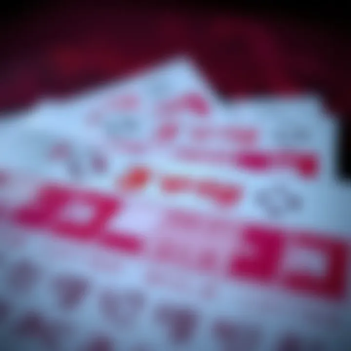 Insights into 3rd Place Lotto Winnings A close-up of lottery tickets showing 3rd place winnings