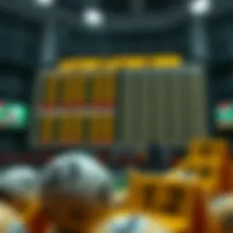 Conceptual illustration of lottery odds and statistics