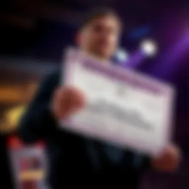 A creative visualization of personal transformation through lottery success