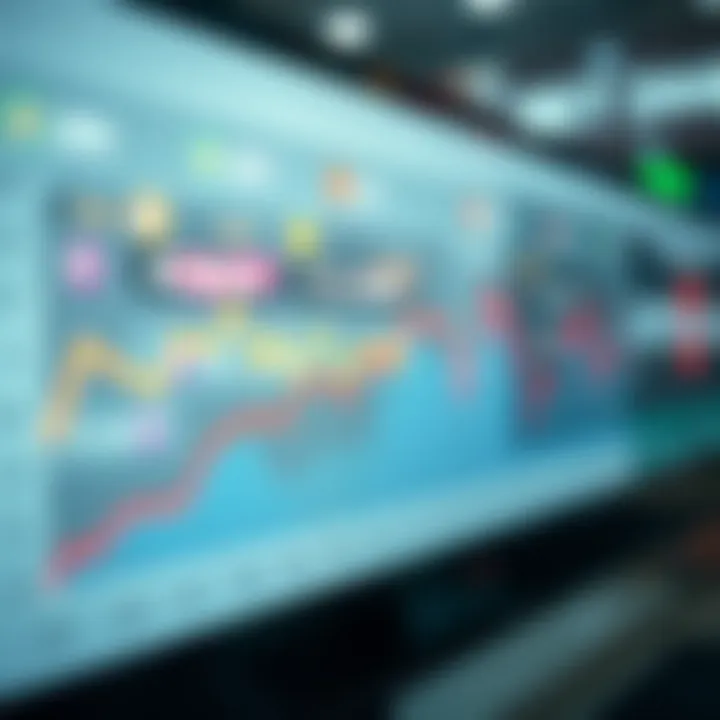 Graph showcasing trends in lottery numbers