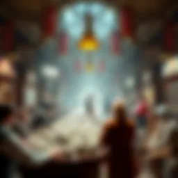 A captivating illustration of lottery history through the ages.