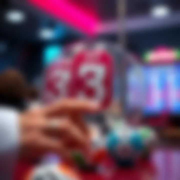 Mastering the Art of Number Selection A strategic representation of selecting lottery numbers.