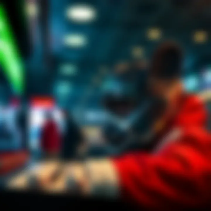 Graphical representation of past lottery results