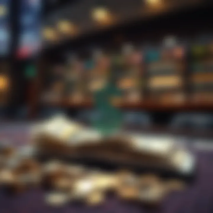 A visual metaphor for financial management post-win