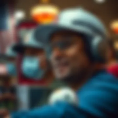 An illustration depicting societal perception of lottery winners