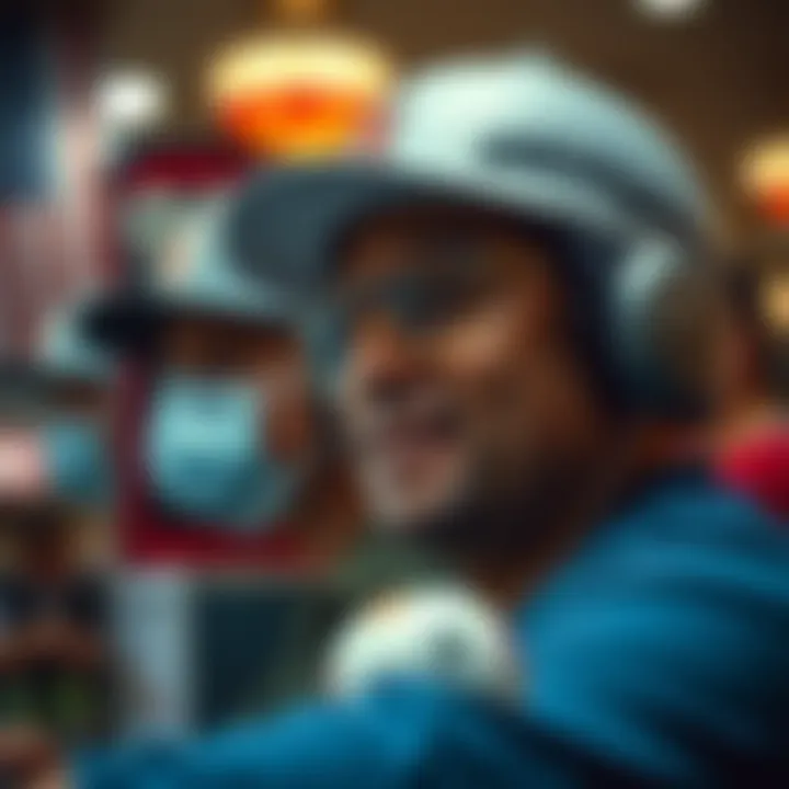 An illustration depicting societal perception of lottery winners