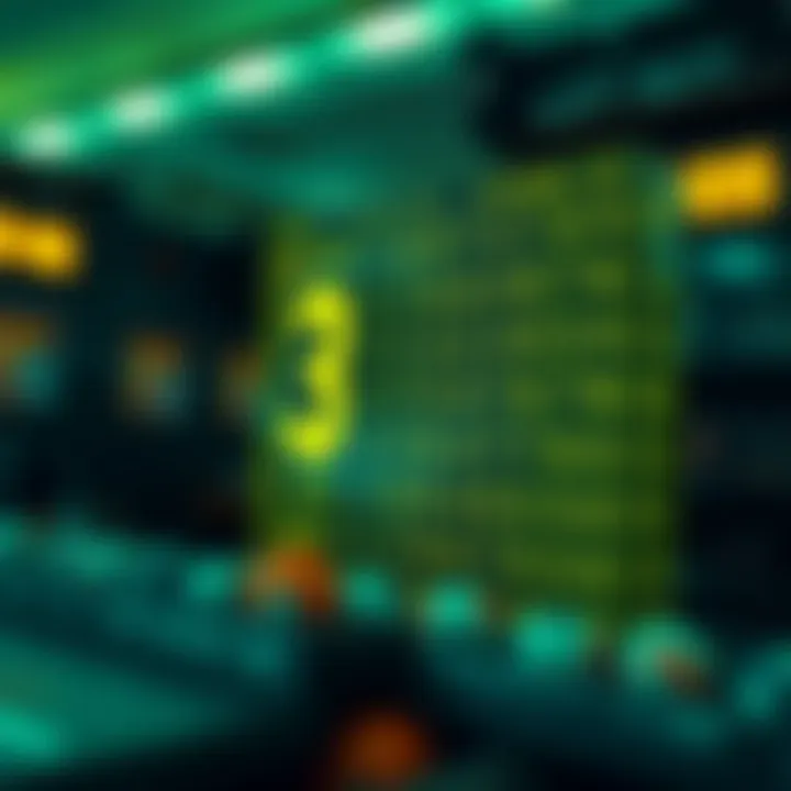 Illustration representing statistical analysis of lottery numbers