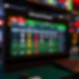 Real-time Powerball game interface showcasing betting options