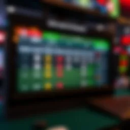 Real-time Powerball game interface showcasing betting options