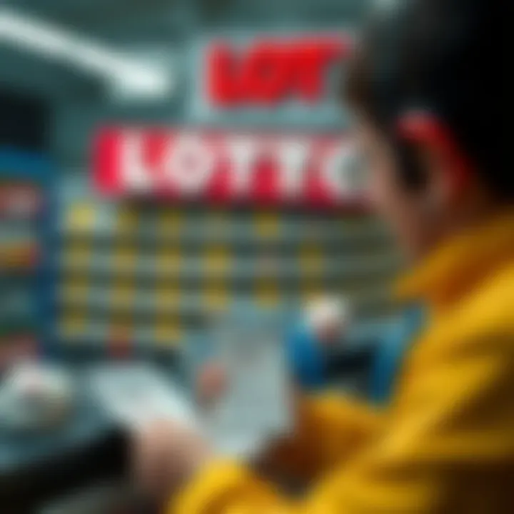 Detailed illustration of how to purchase Australian Wednesday Lotto tickets