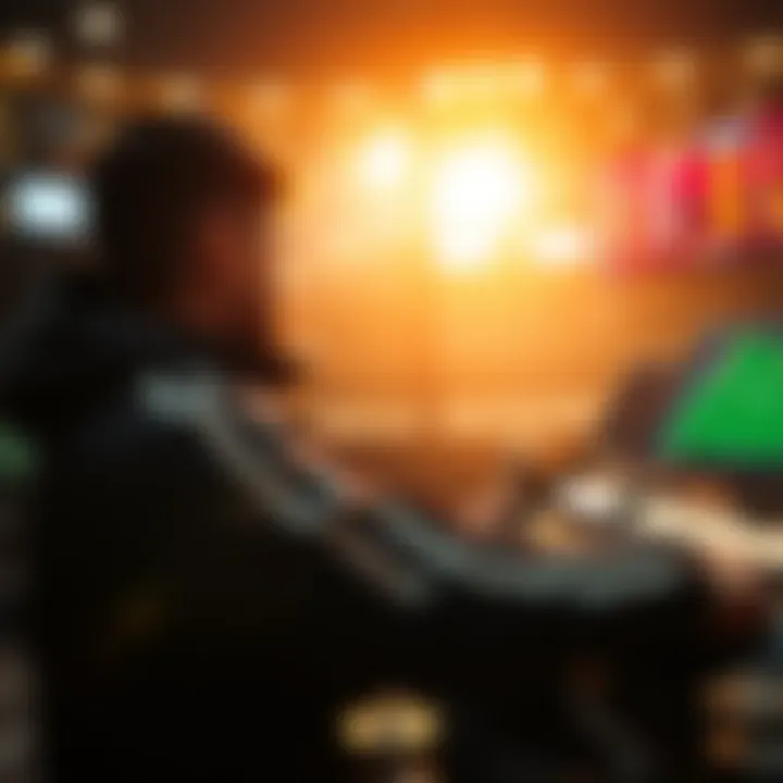 Visual representation of fast betting dynamics