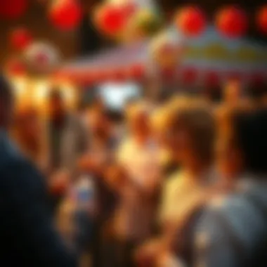 A community gathering celebrating Swiss Lotto winners