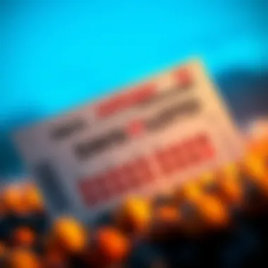 An engaging view of a Swiss lottery ticket