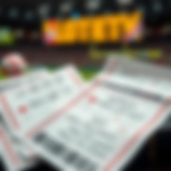 The Intersection of Lottery and Sports Betting Illustration of lottery tickets and betting slips