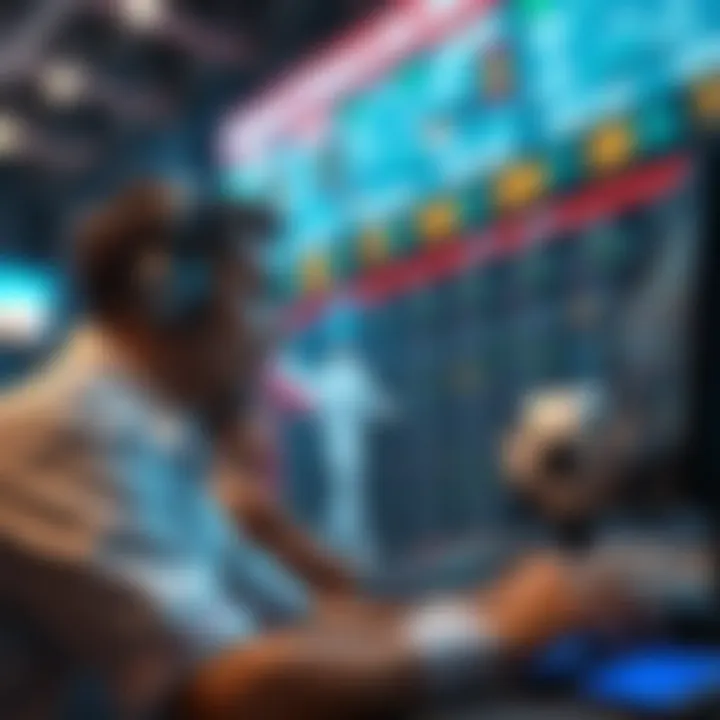 Graphic representation of the future trends in sports betting