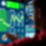 Dynamic sports betting interface showcasing real-time data