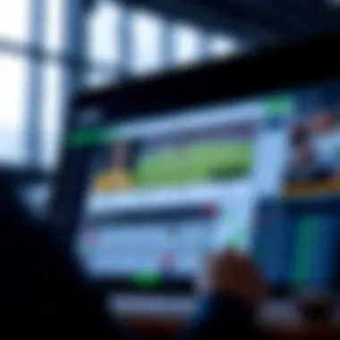 User-friendly interface of a betting site