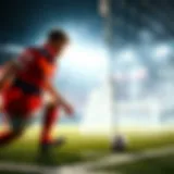 Conceptual visualization of Over/Under betting in sports