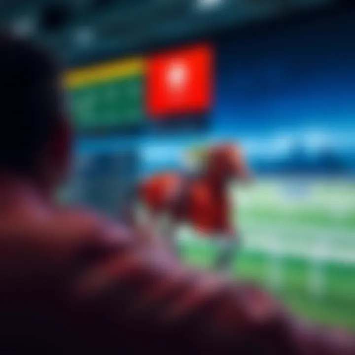 Navigating the Virtual Betting Experience User interface of a virtual horse racing platform highlighting betting options