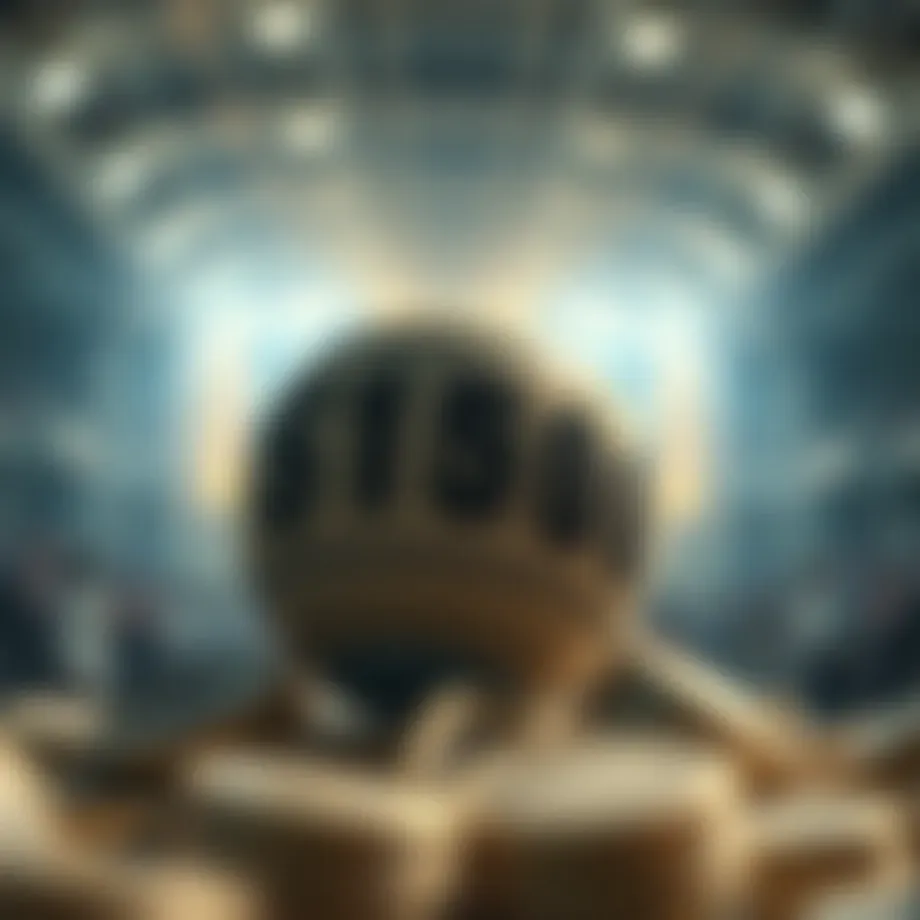 An illustration showcasing the concept of financial opportunities through lottery.