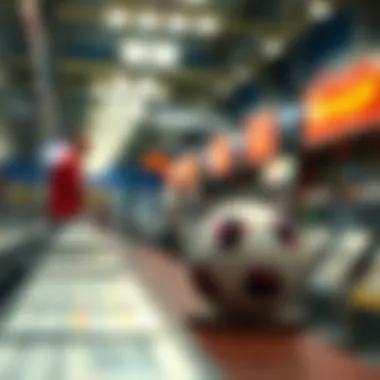 Visual representation of market contributions